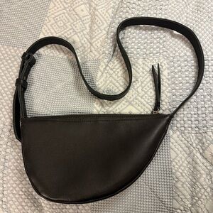 The Sak Black Leather Shoulder Bag